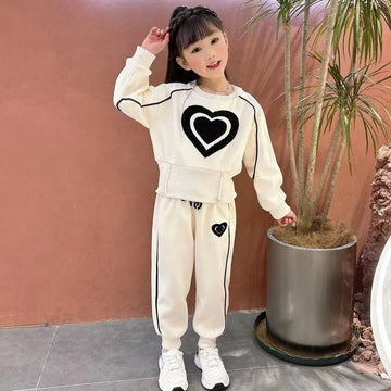 Girls Trendy Urban Style 2Pc Sweatshirt and Pant Combo.